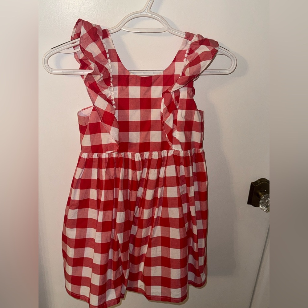 Never worn kids buffalo plaid dress